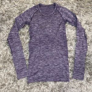 lululemon athletica Tops - Lululemon heathered purple swiftly tech longsleeve lululemon athletica Tops - Lululemon heathered purple swiftly tech longsleeve